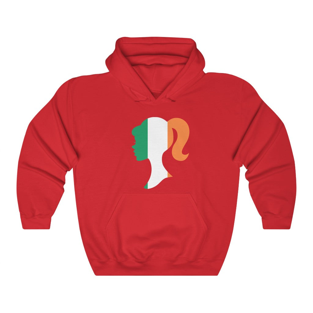 Ireland Girl Flag Hoodie Sweatshirt - Unisex