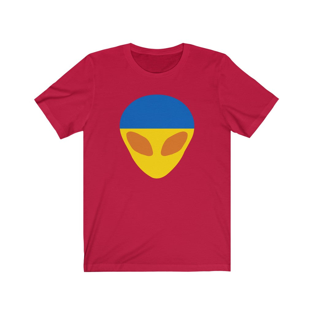 Ukraine Alien Flag Premium Tee - Unisex
