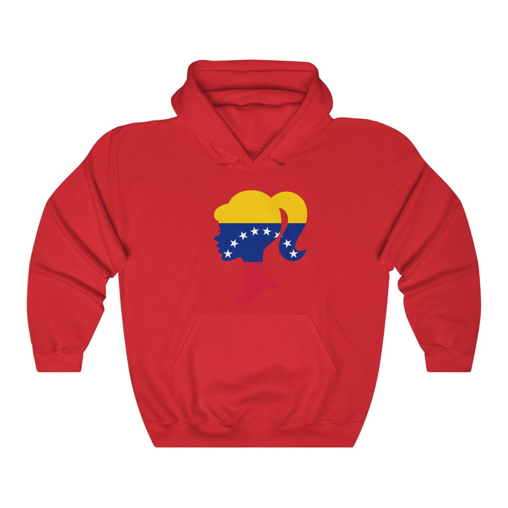 Venezuela Girl Flag Hoodie Sweatshirt - Unisex