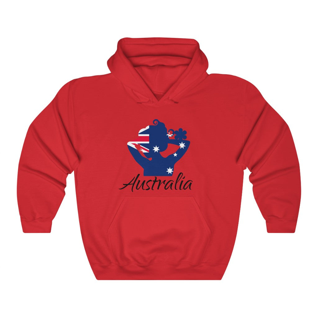 Australia Lady Flag Hoodie Sweatshirt 1 - Unisex