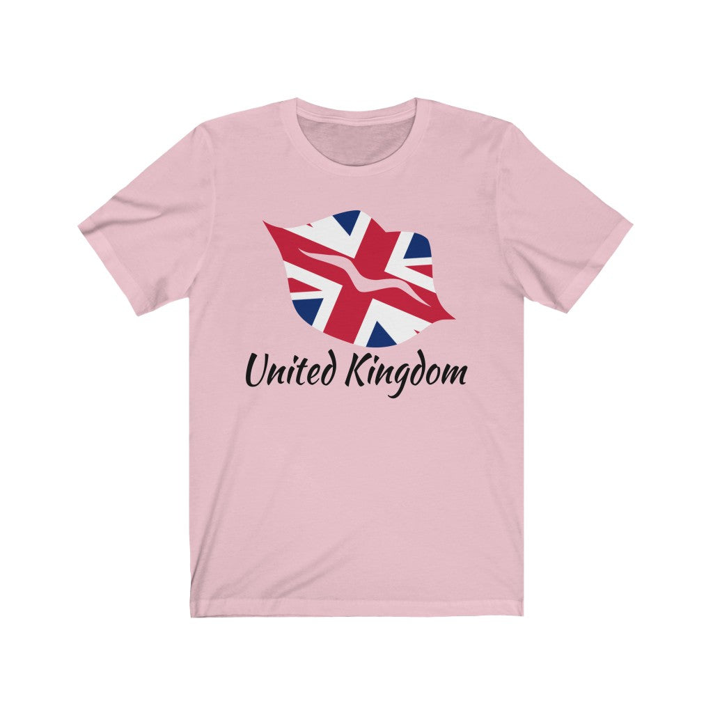 United Kingdom Lips Flag Premium Tee 1 - Unisex