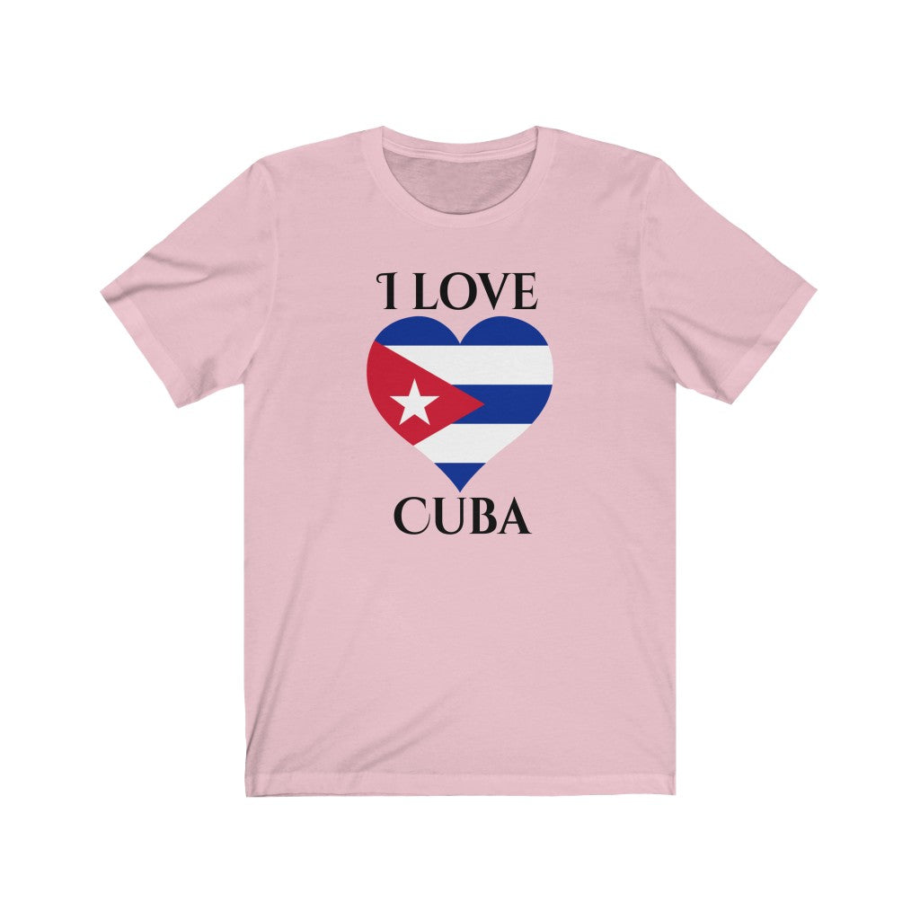Cuba Heart Flag Premium Tee 1 - Unisex