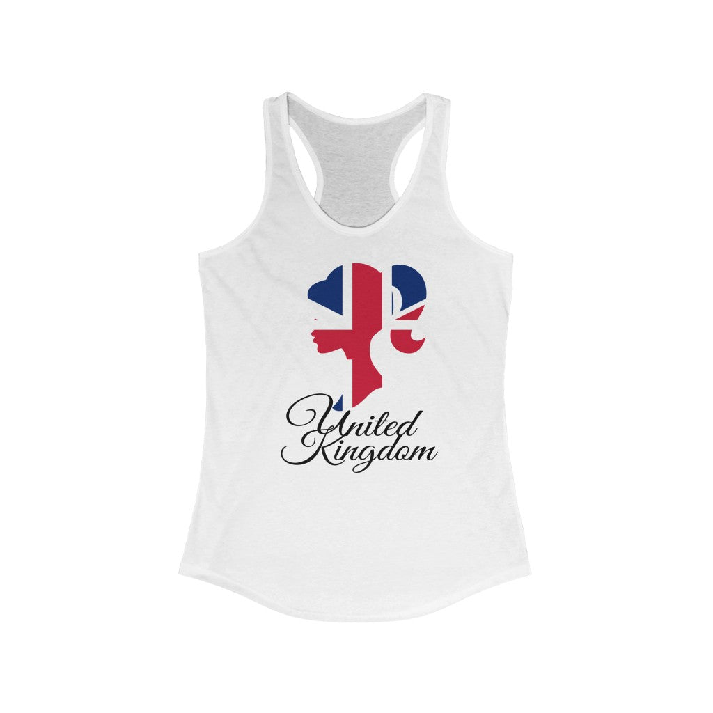 United Kingdom Girl Flag Tank 1 - Women