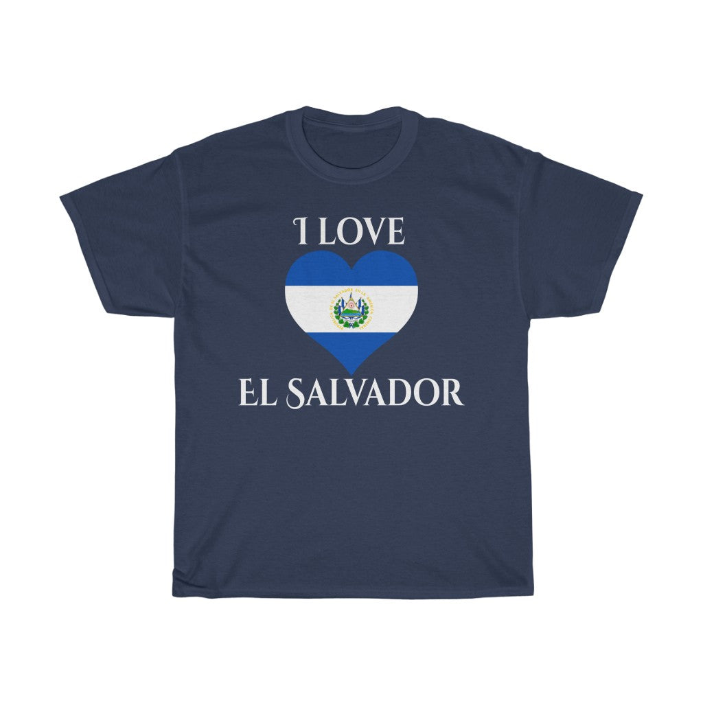 El Salvador Heart Flag Standard Tee 2 - Unisex