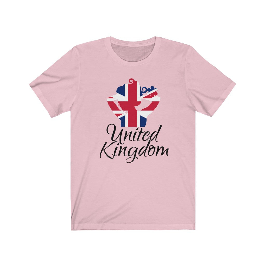 United Kingdom Lady Flag Premium Tee 1 - Unisex