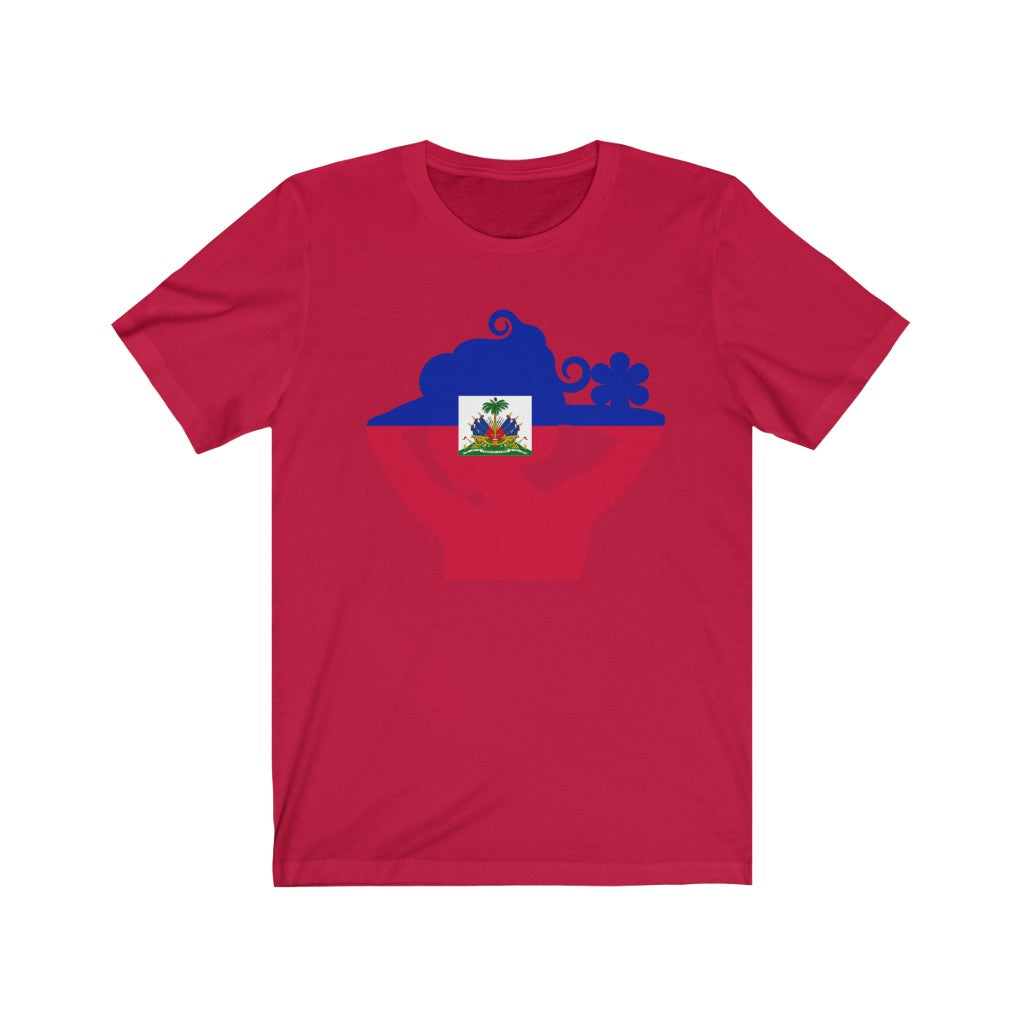 Haiti Lady Flag Premium Tee - Unisex