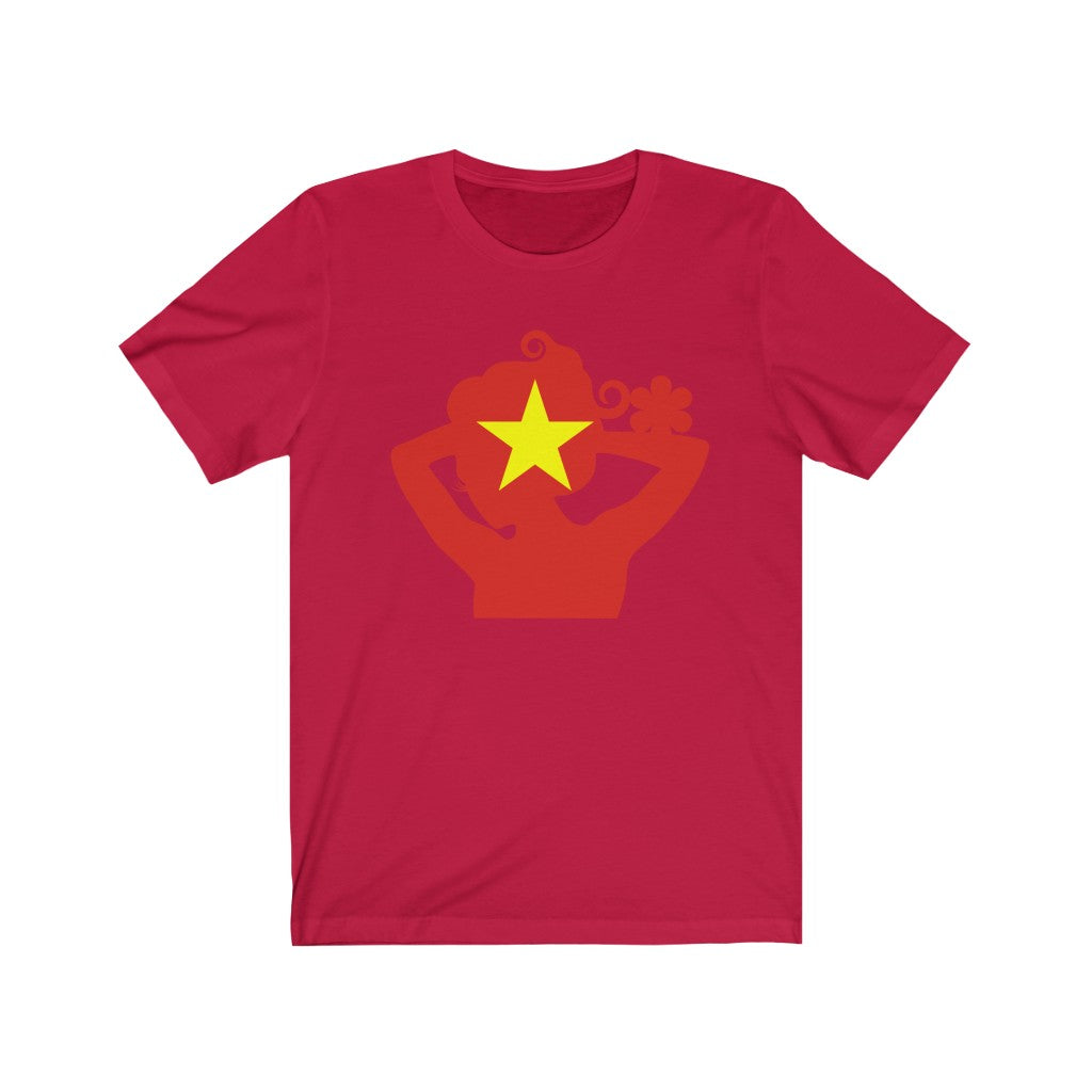 Vietnam Lady Flag Premium Tee - Unisex