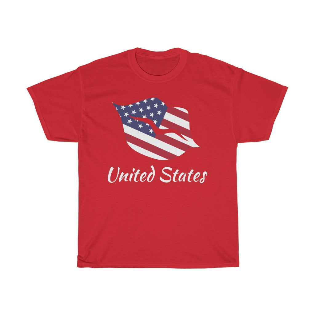 United States of America Lips Flag Standard Tee 2 - Unisex