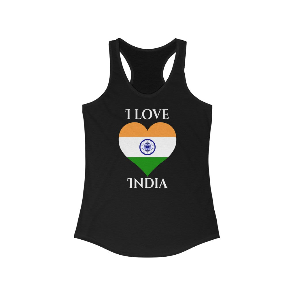 India Heart Flag Tank 2 - Women