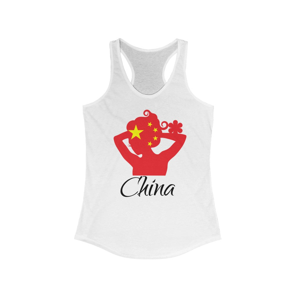 China Lady Flag Tank 1 - Women