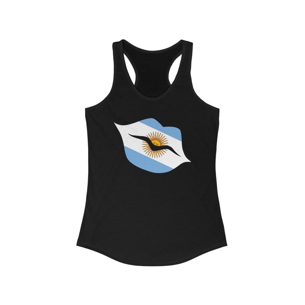 Argentina Lips Flag Tank - Women