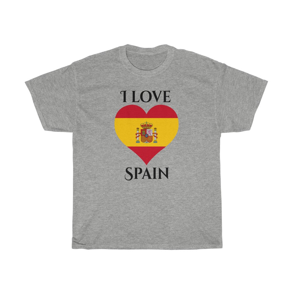 Spain Heart Flag Standard Tee 1 - Unisex