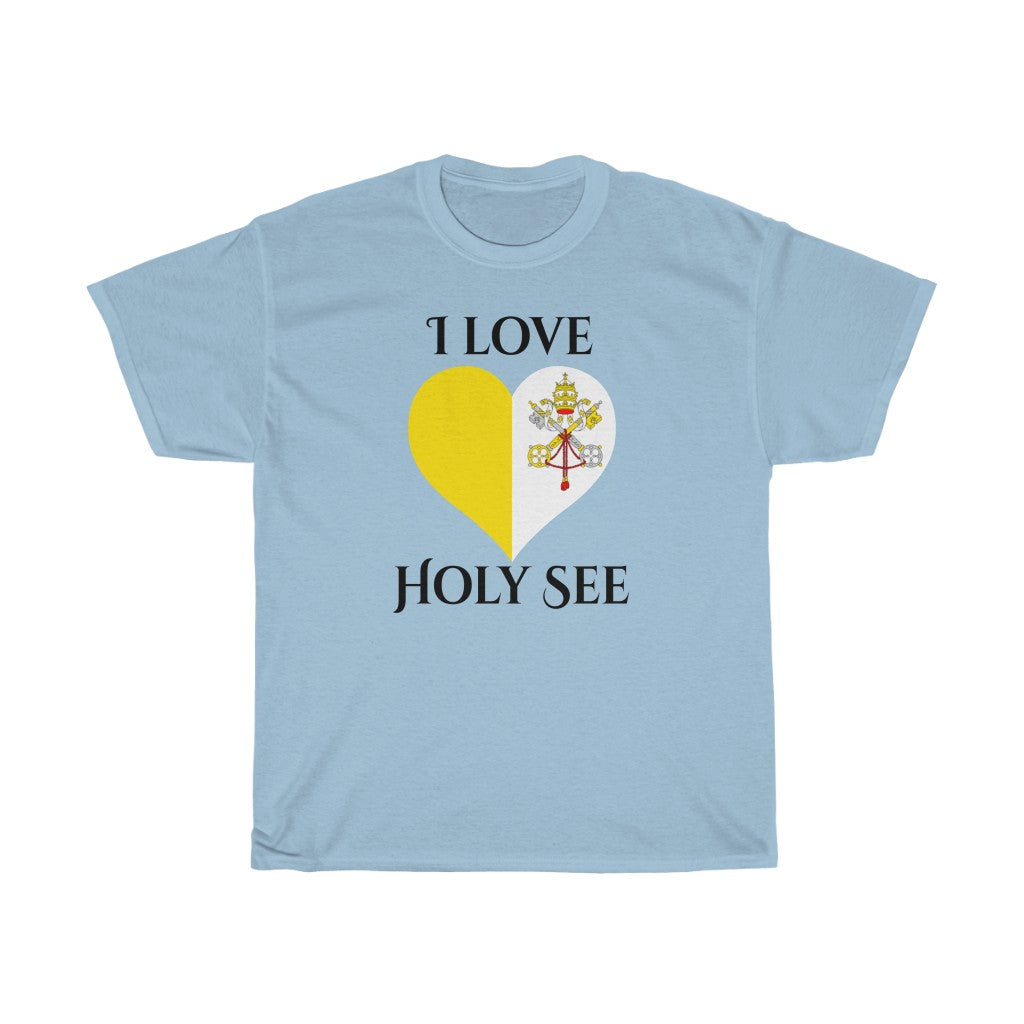 Holy See Heart Flag Standard Tee 1 - Unisex