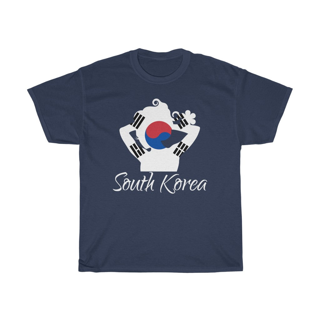 South Korea Lady Flag Standard Tee 2 - Unisex