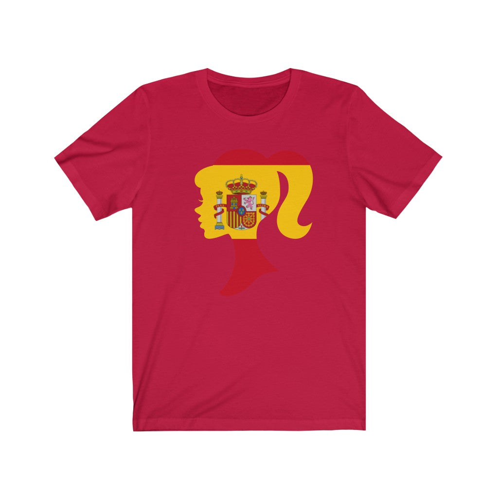Spain Girl Flag Premium Tee - Unisex