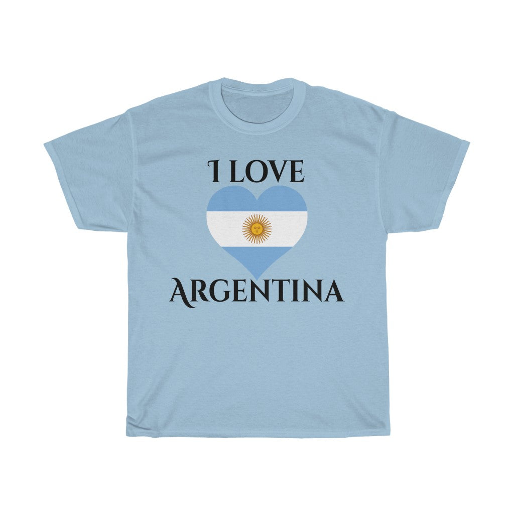 Argentina Heart Flag Standard Tee 1 - Unisex