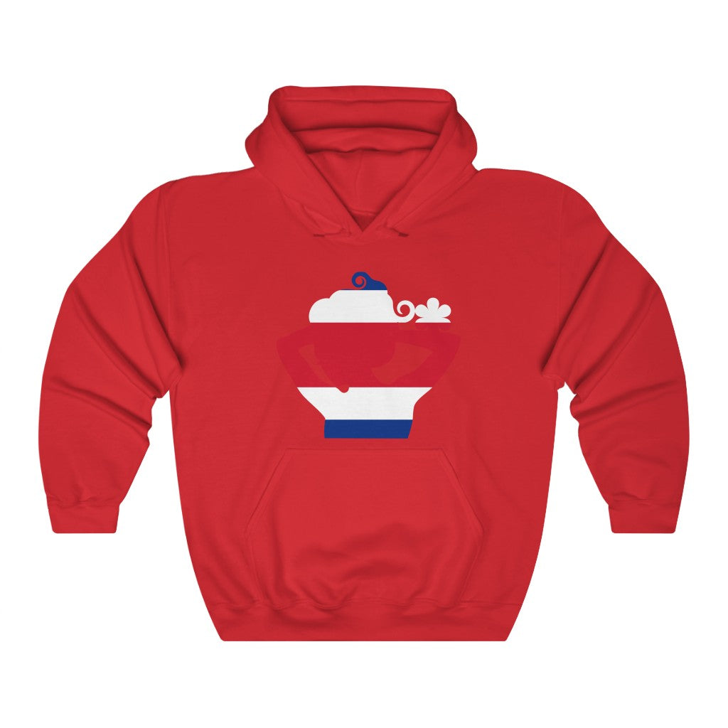 Costa Rica Lady Flag Hoodie Sweatshirt - Unisex