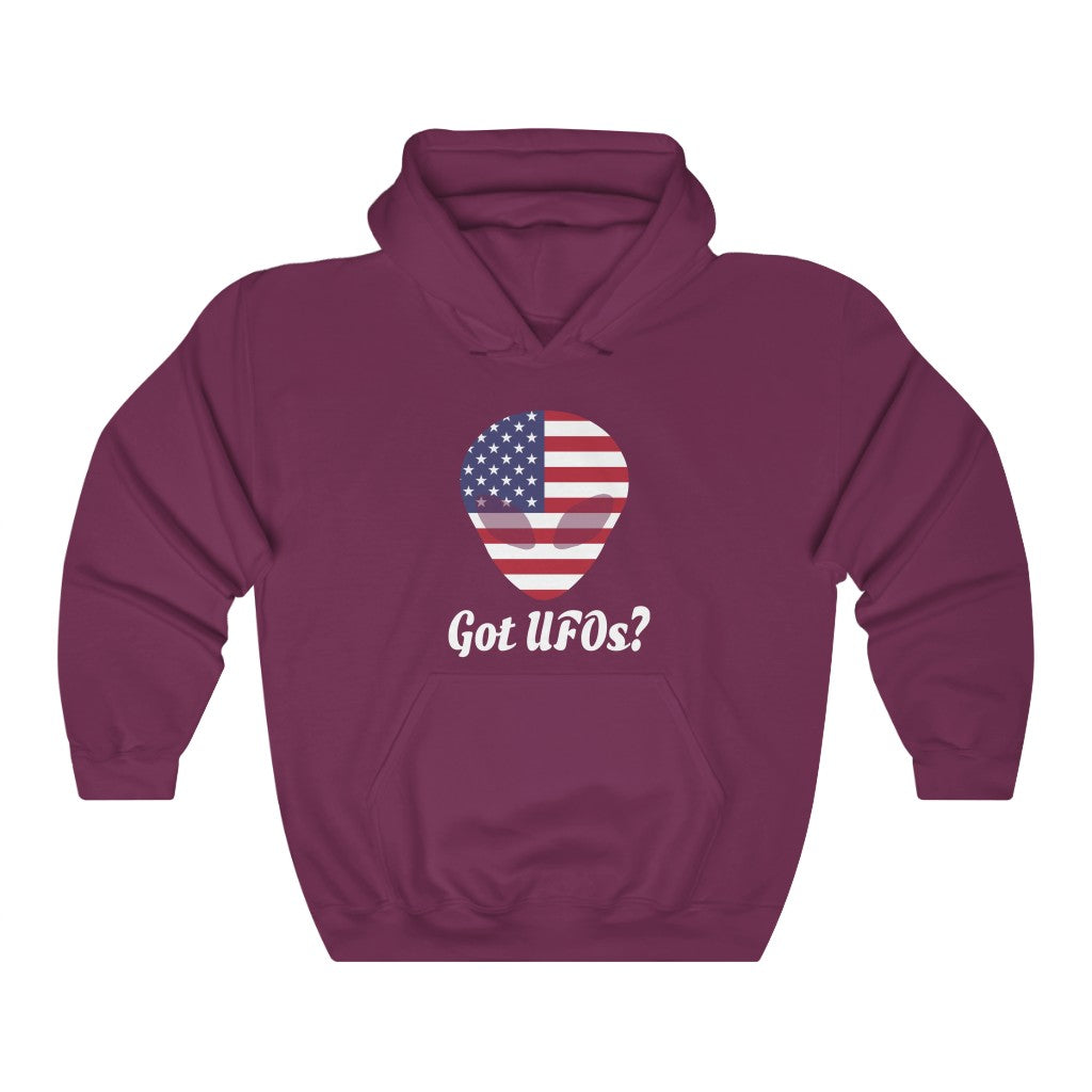United States Got UFOs Flag Hoodie Sweatshirt 2 - Unisex