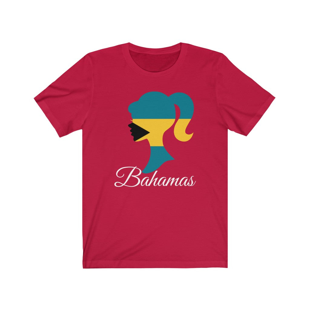 Bahamas Girl Flag Premium Tee 2 - Unisex