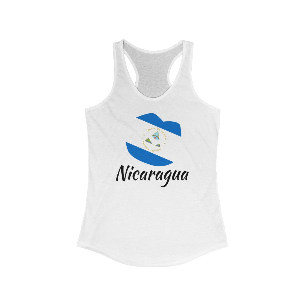 Nicaragua Lips Flag Tank 1 - Women