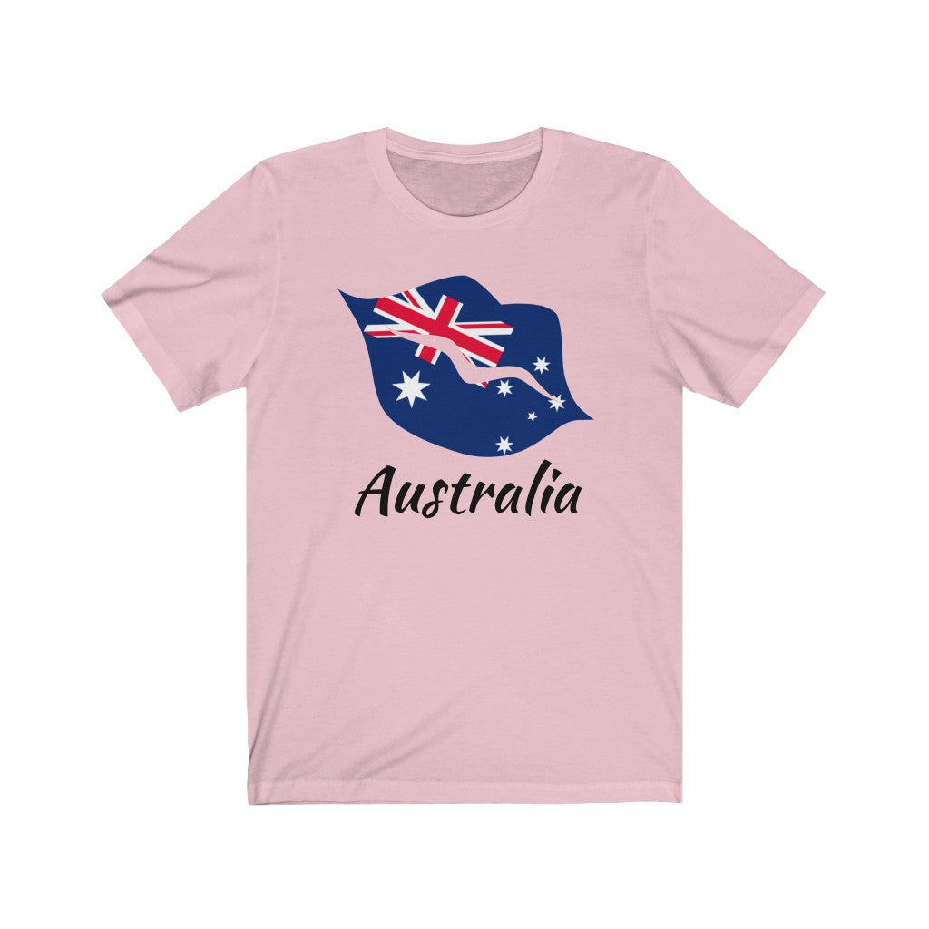 Australia Lips Flag Premium Tee 1 - Unisex