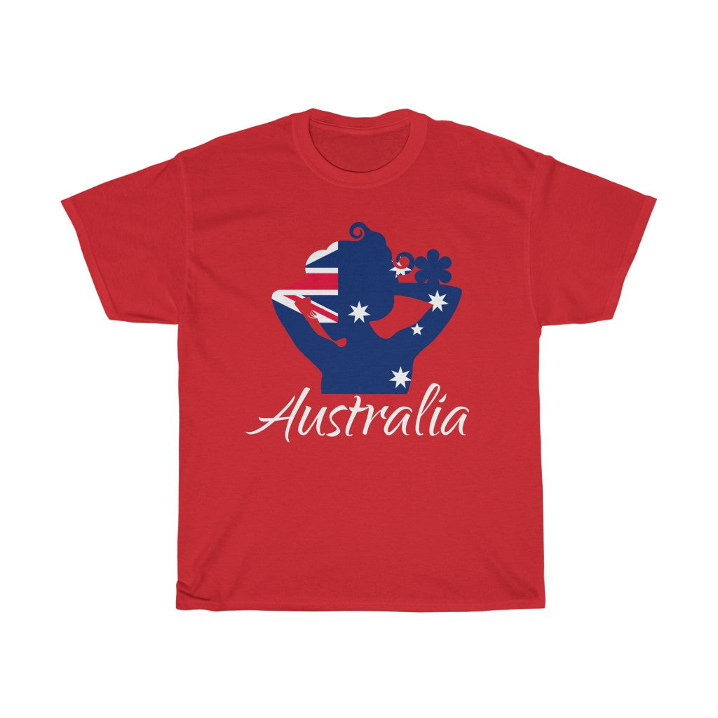 Australia Lady Flag Standard Tee 2 - Unisex