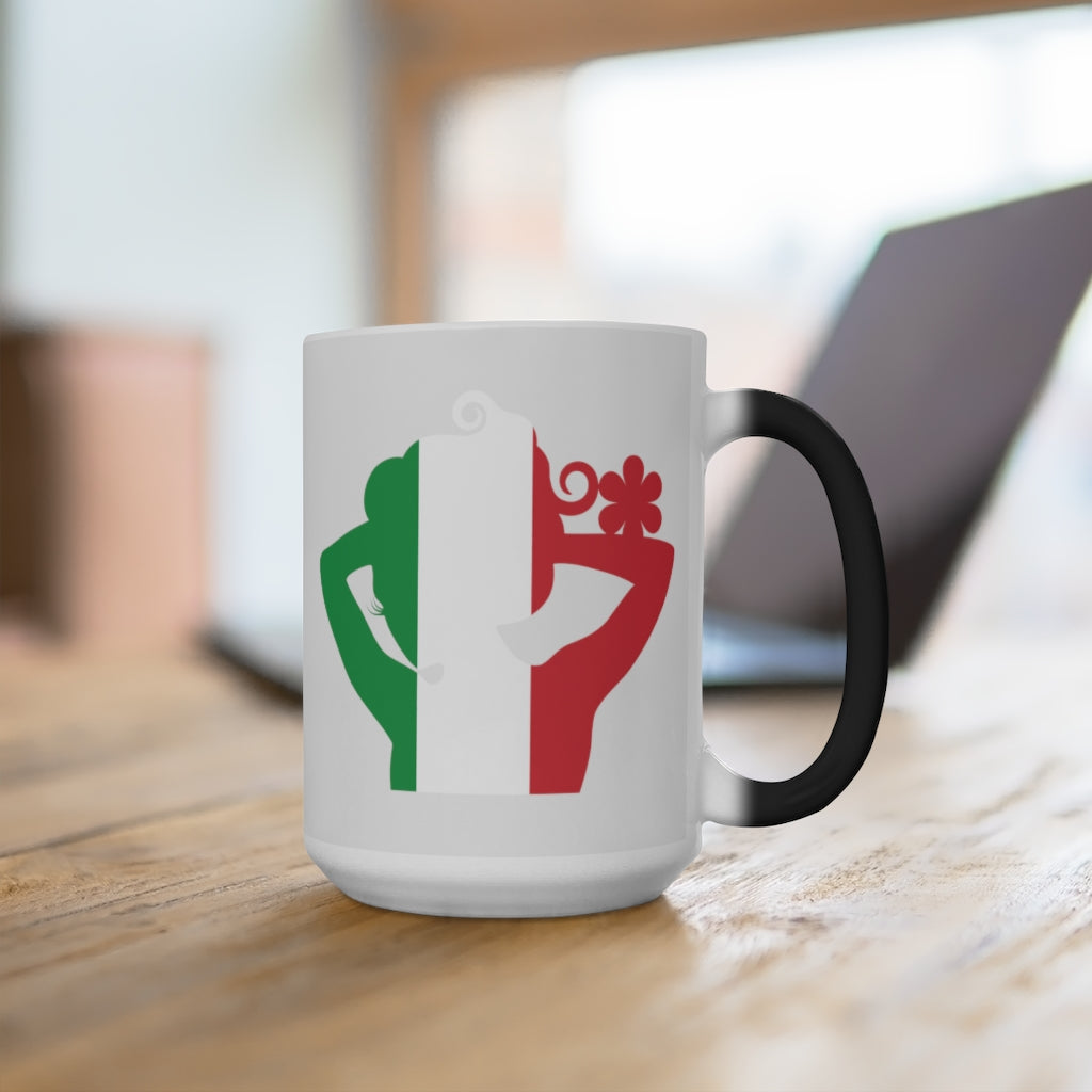 Italy Lady Color Changing Mug