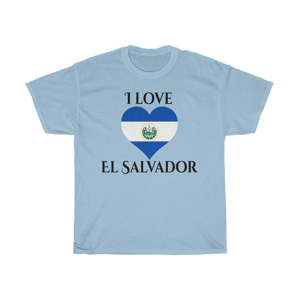 El Salvador Heart Flag Standard Tee 1 - Unisex