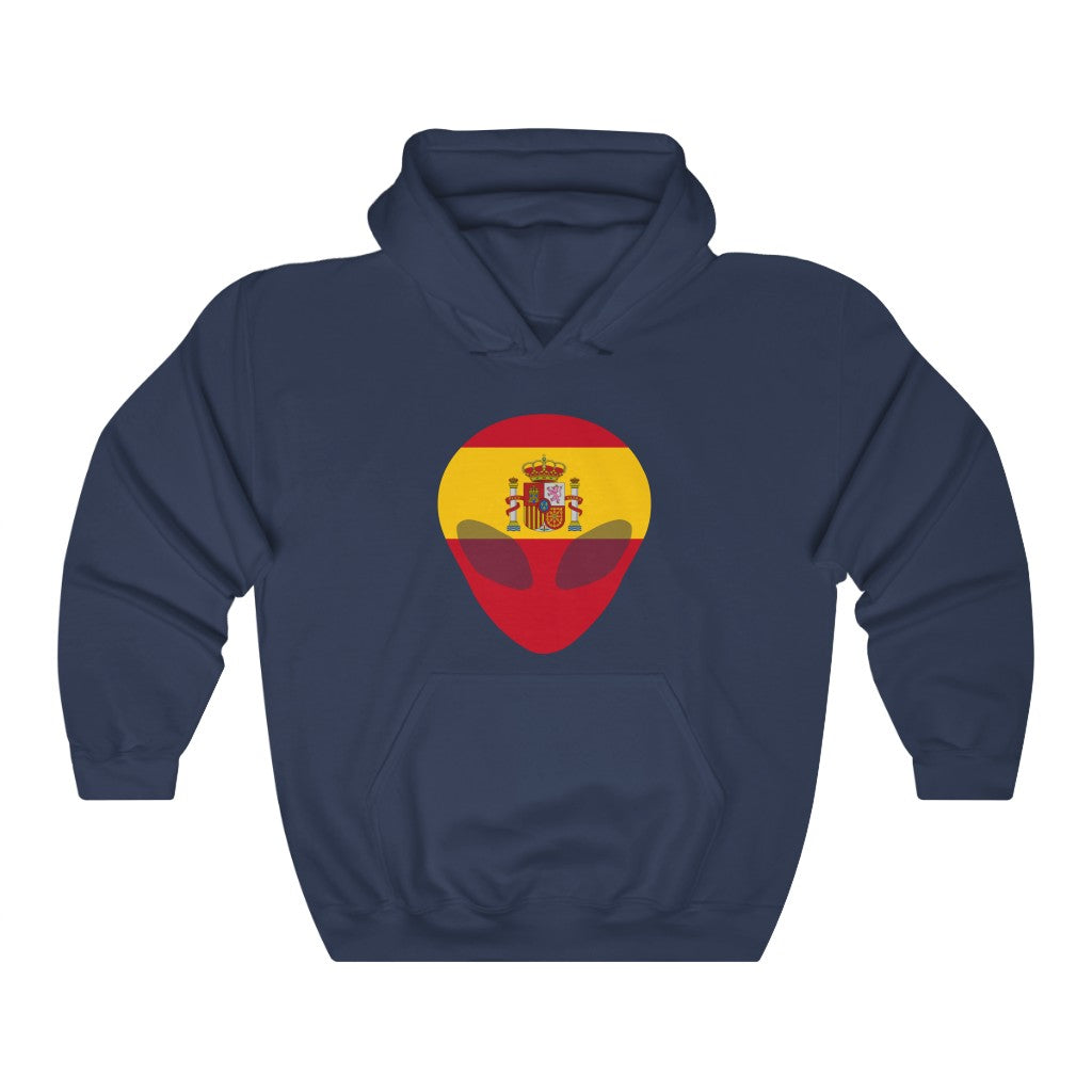 Spain Alien Flag Hoodie Sweatshirt - Unisex