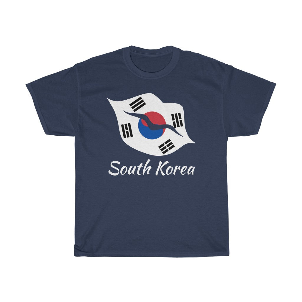 South Korea Lips Flag Standard Tee 2 - Unisex