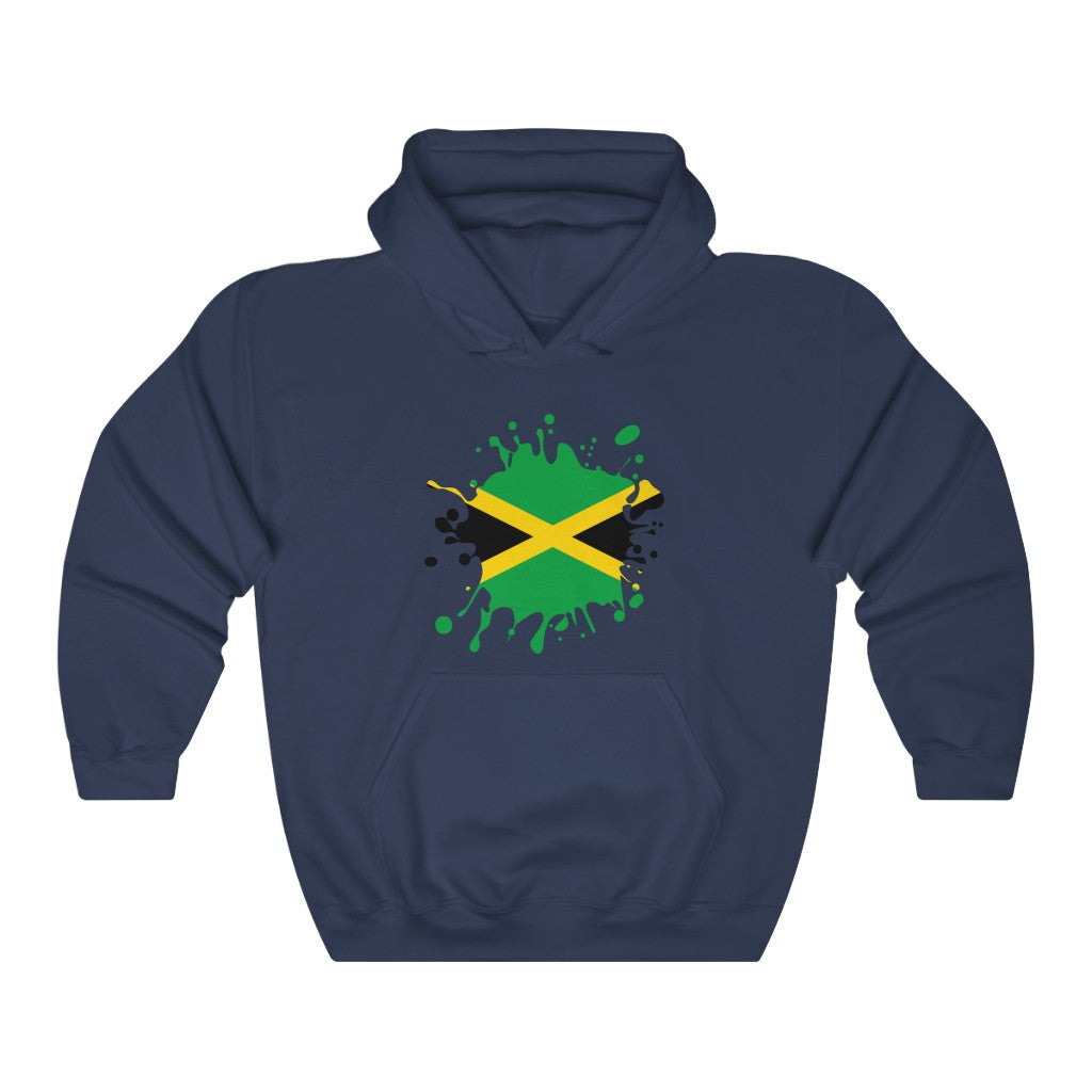 Jamaica Splat Flag Hoodie Sweatshirt - Unisex