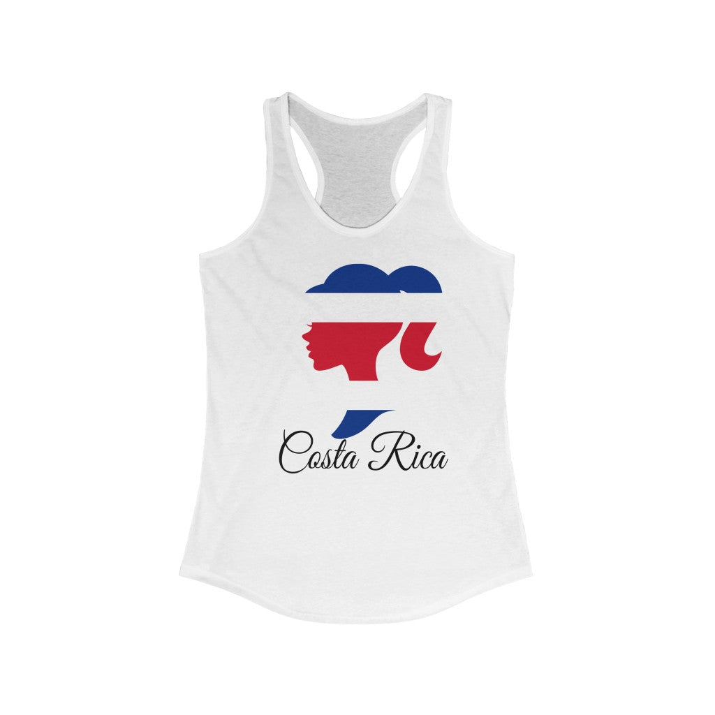 Costa Rica Girl Flag Tank 1 - Women