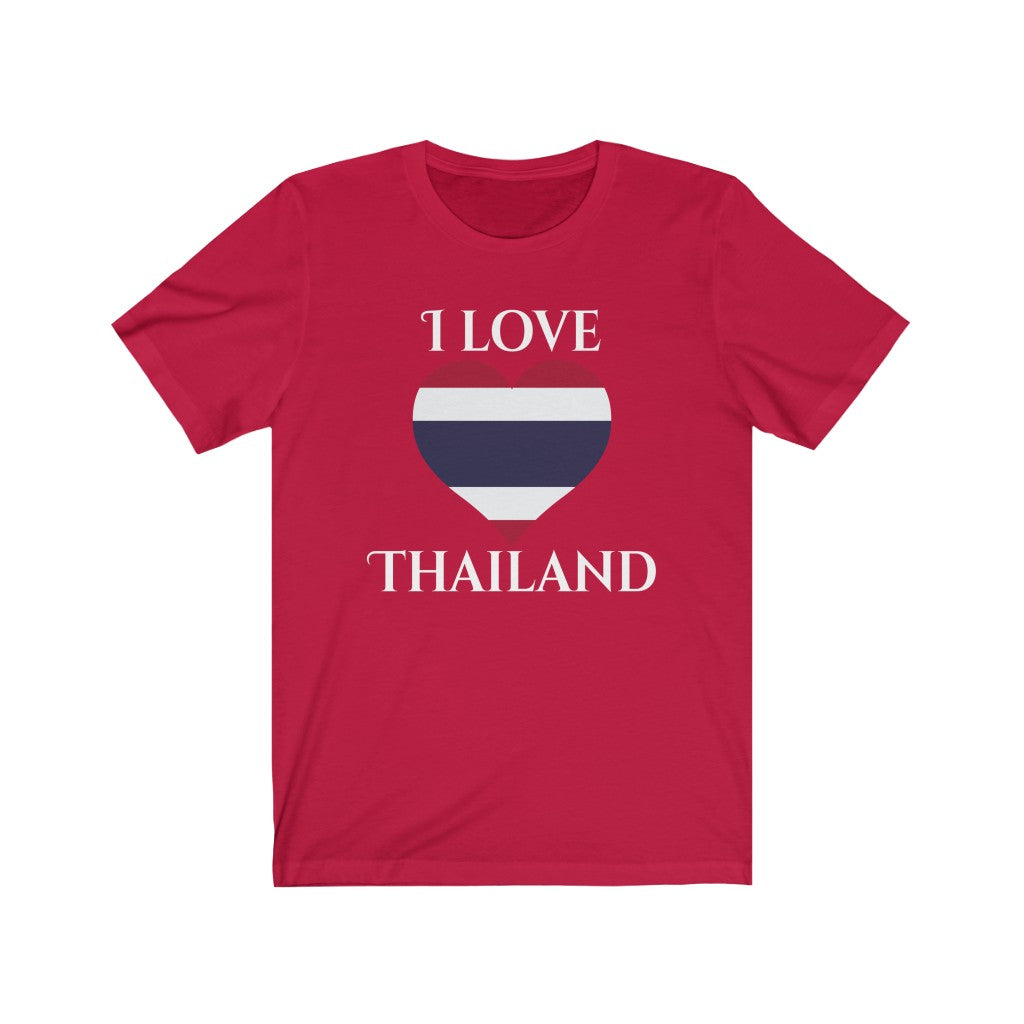 Thailand Heart Flag Premium Tee 2 - Unisex