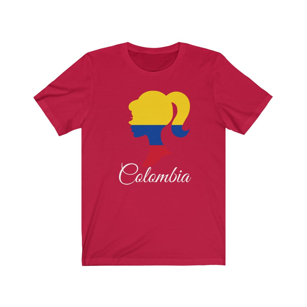 Colombia Girl Flag Premium Tee 2 - Unisex