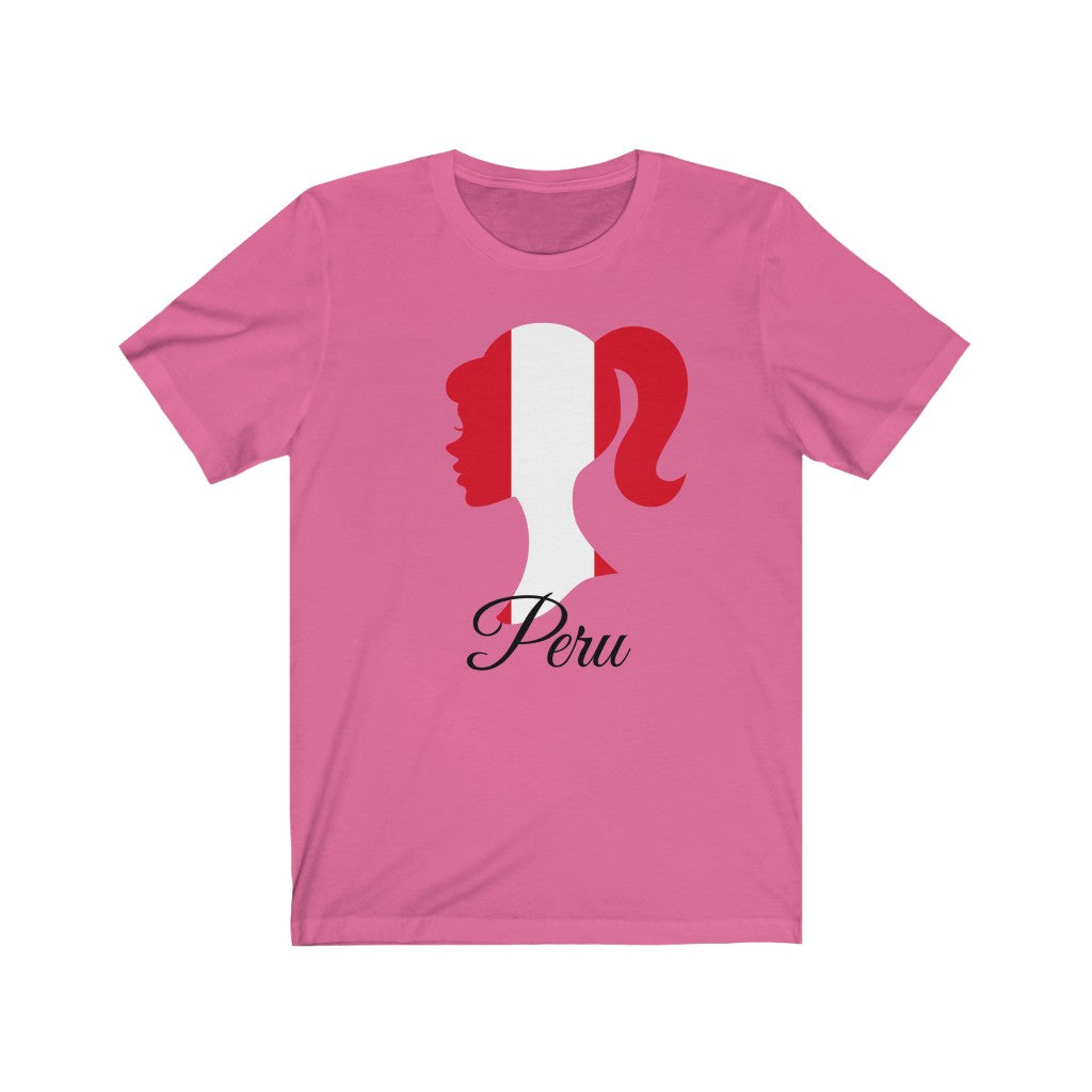 Peru Girl Flag Premium Tee 1 - Unisex