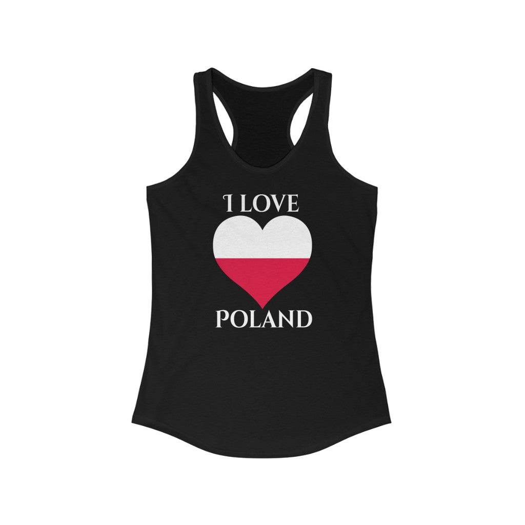 Poland Heart Flag Tank 2 - Women
