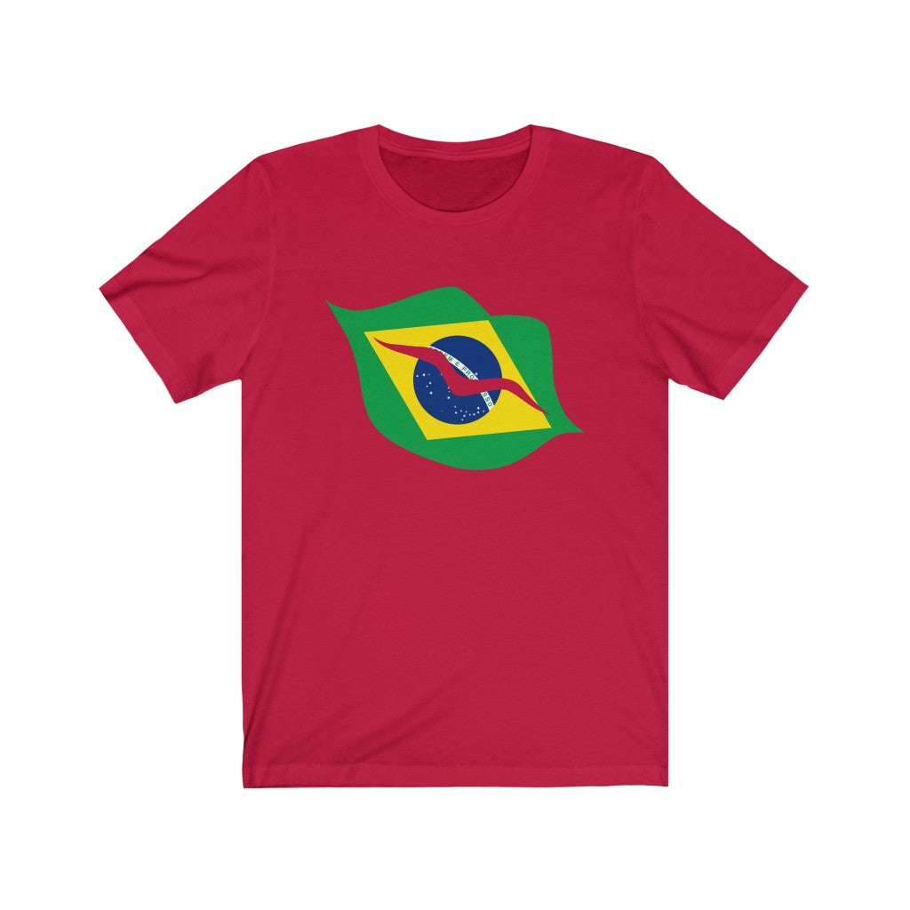 Brazil Lips Flag Premium Tee - Unisex