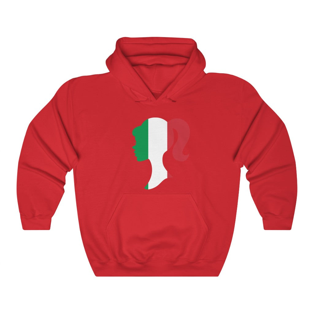 Italy Girl Flag Hoodie Sweatshirt - Unisex