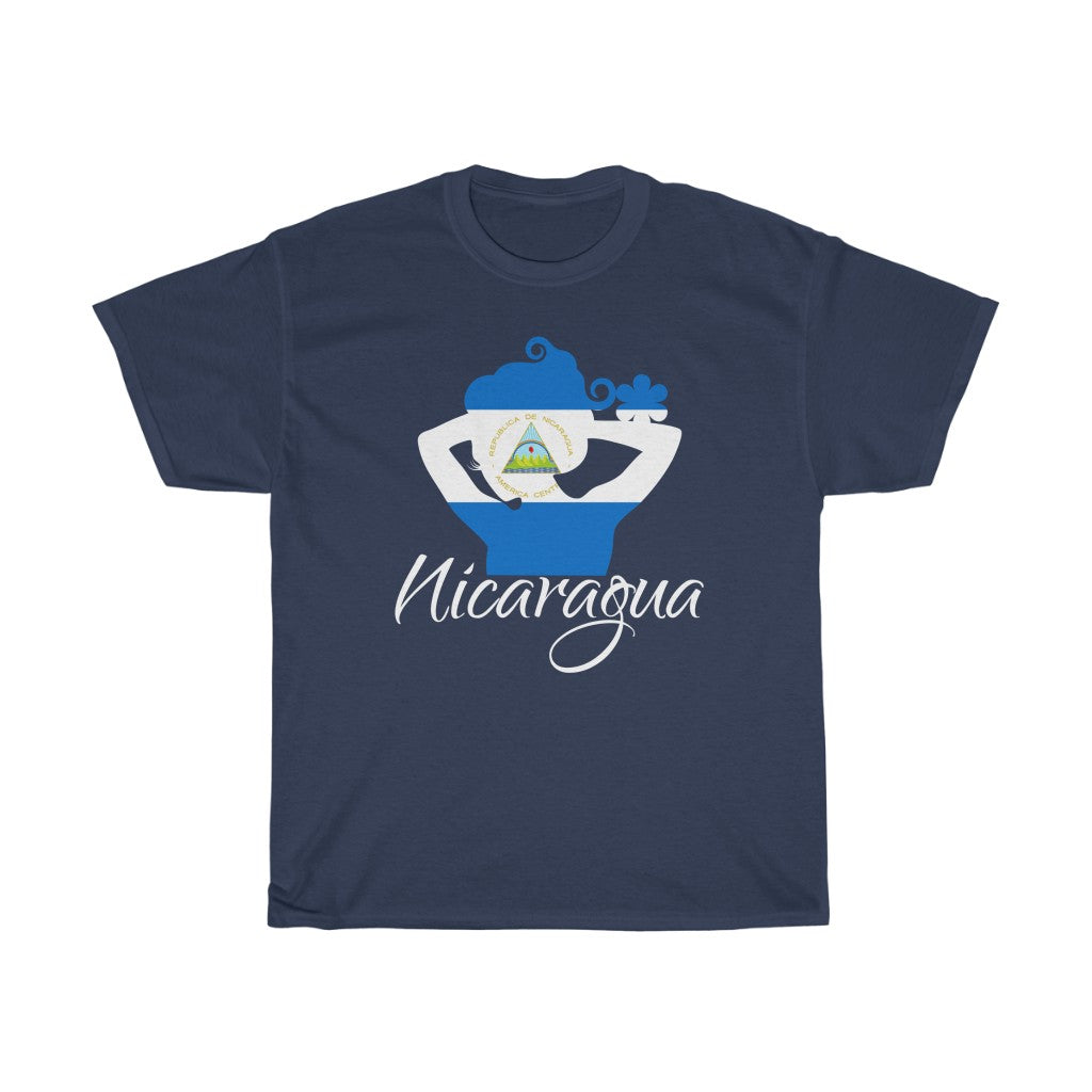 Nicaragua Lady Flag Standard Tee 2 - Unisex