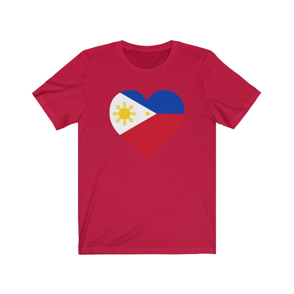 Philippines Heart Flag Premium Tee - Unisex