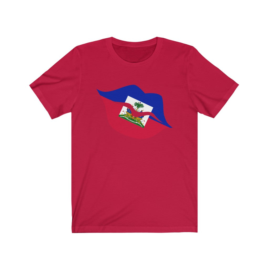 Haiti Lips Flag Premium Tee - Unisex
