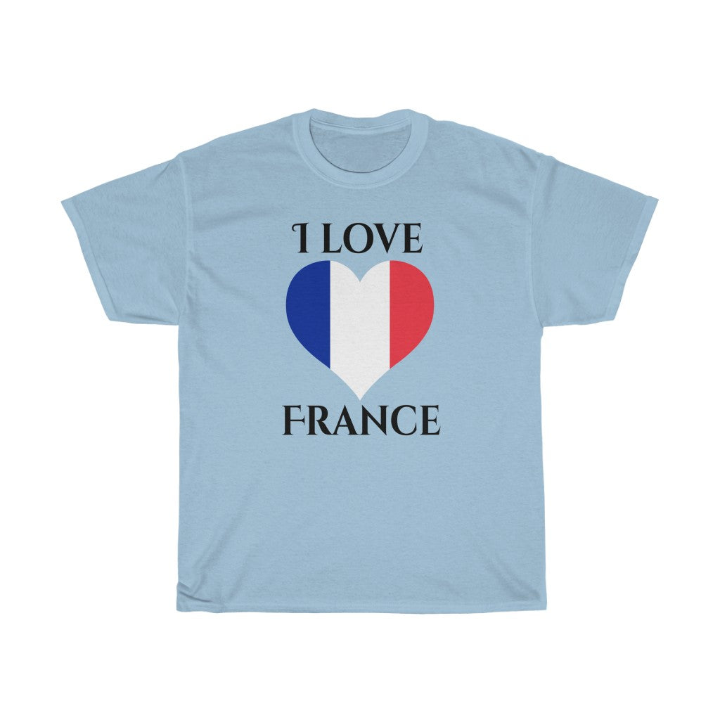 France Heart Flag Standard Tee 1 - Unisex