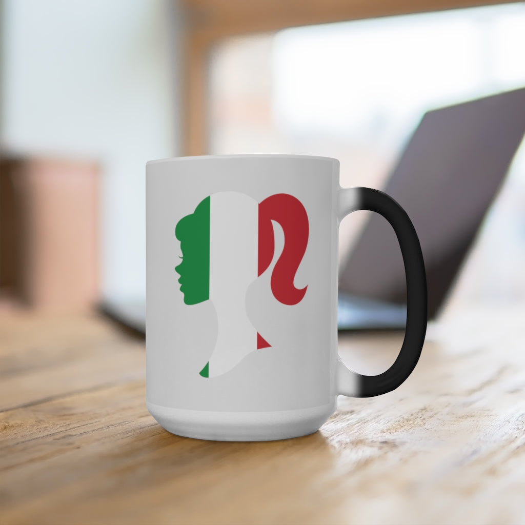 Italy Girl Color Changing Mug