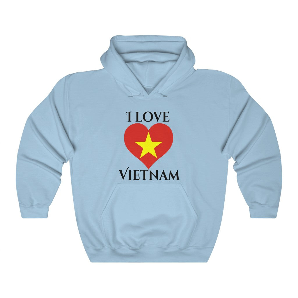 Vietnam Heart Flag Hoodie Sweatshirt 1 - Unisex