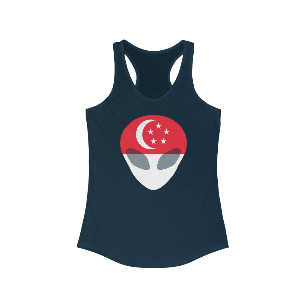 Singapore Alien Flag Tank - Women