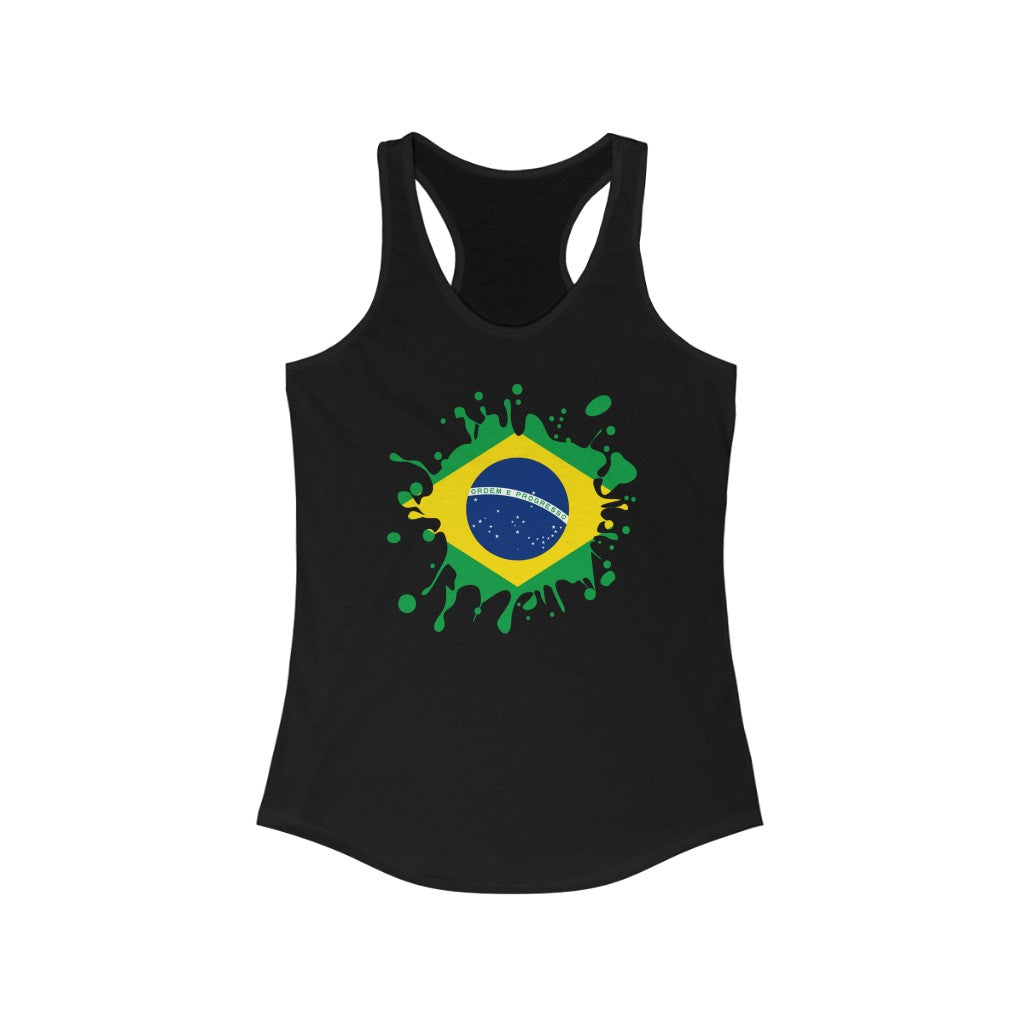 Brazil Splat Flag Tank - Women
