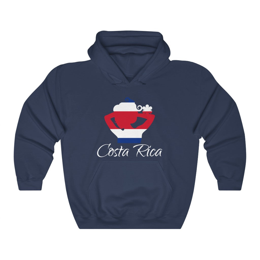Costa Rica Lady Flag Hoodie Sweatshirt 2 - Unisex