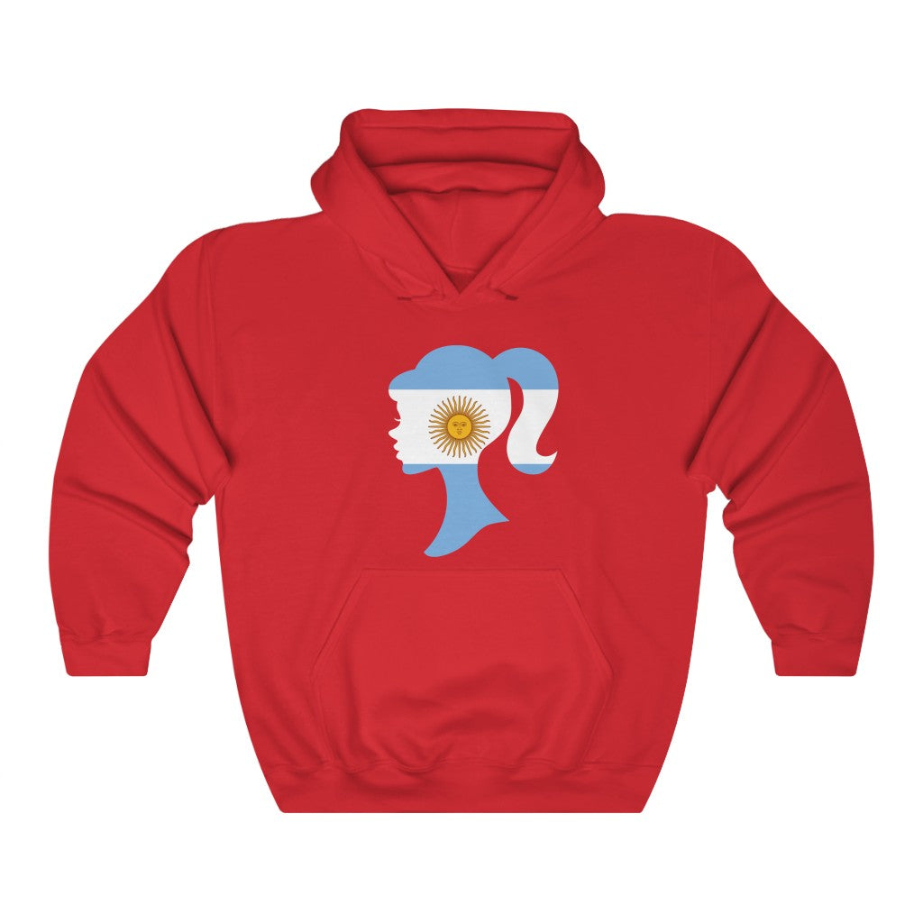 Argentina Girl Flag Hoodie Sweatshirt - Unisex