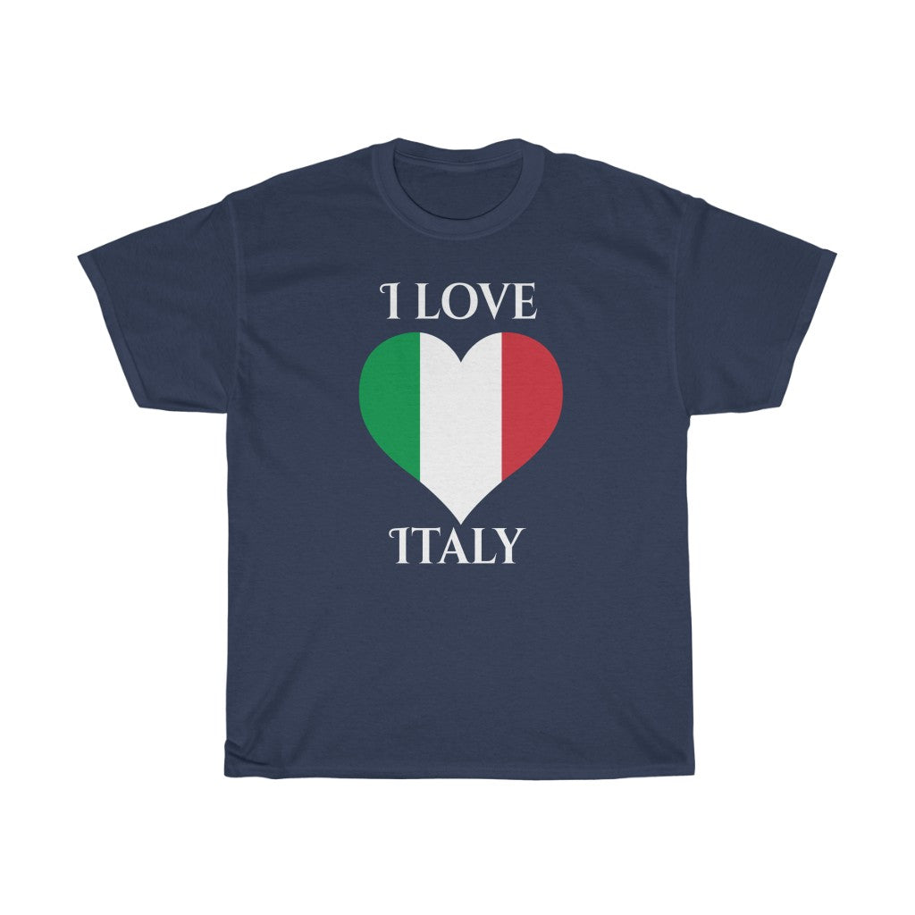 Italy Heart Flag Standard Tee 2 - Unisex