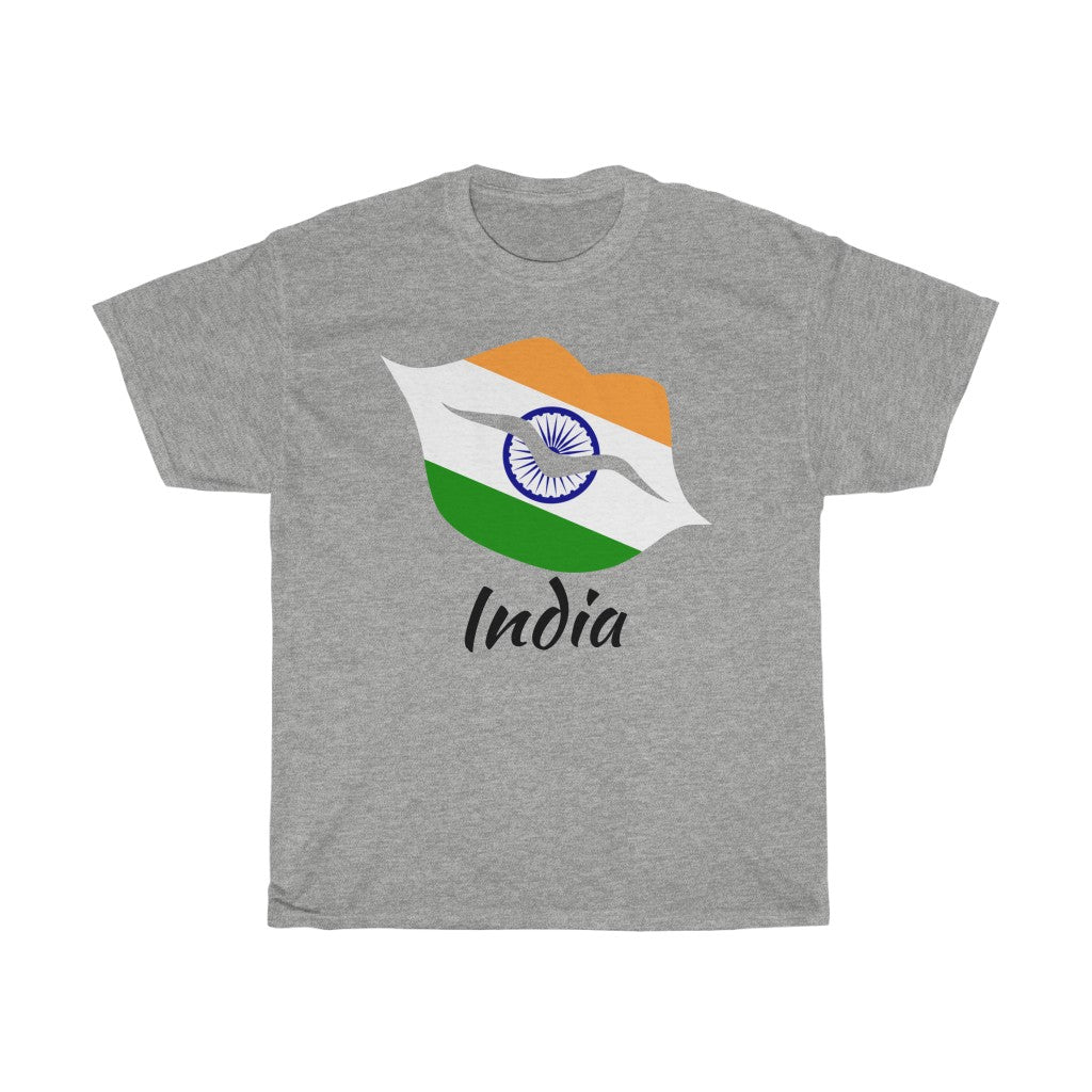 India Lips Flag Standard Tee 1 - Unisex